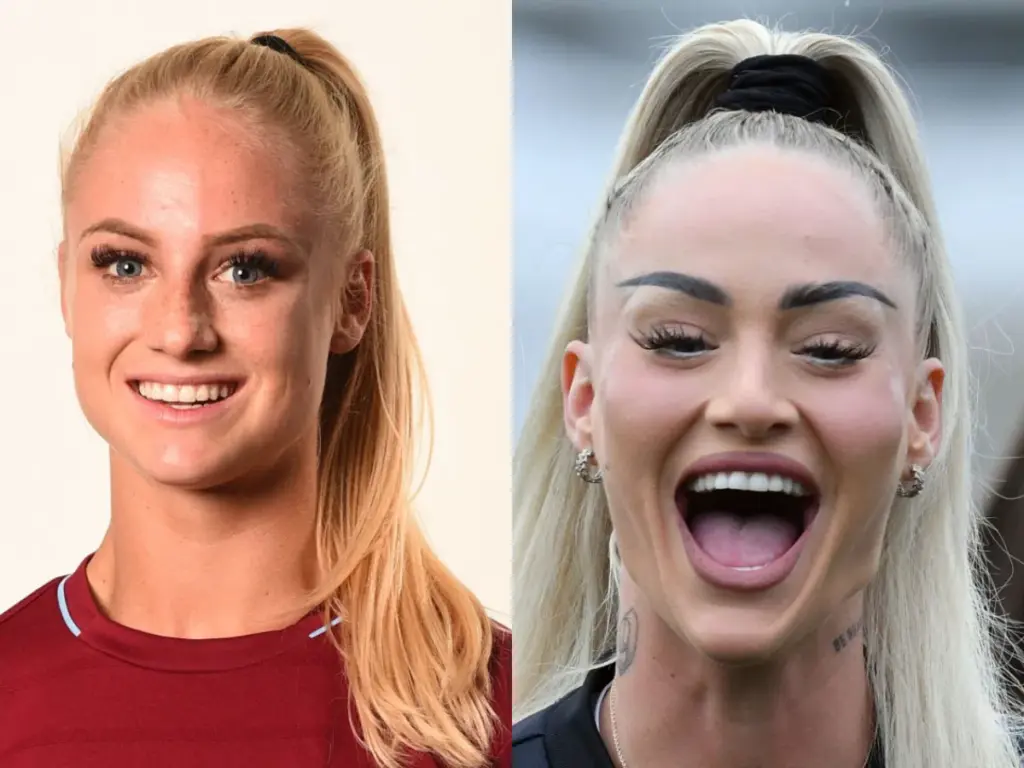 alisha lehmann ungeschminkt